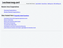Tablet Screenshot of bostoncoop.net